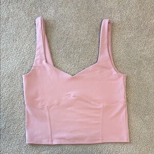 Abercrombie & Fitch Soft Pink Crop Top